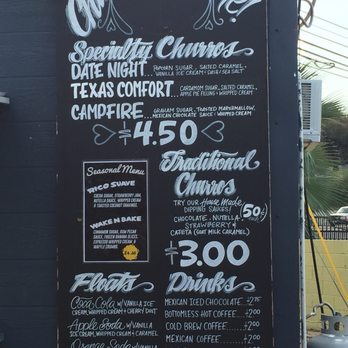Churro Co - Menu - Desserts Near Me - Austin, Texas