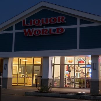 Liquor World - At twilight - Beer, Wine & Spirits Near Me - Sharon, Massachusetts