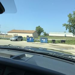 At least we were able to get gas, pull thru the back with our travel trailer and get out quickly!