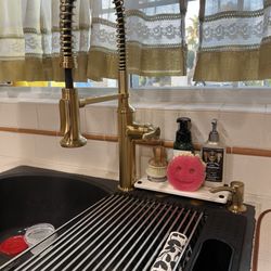 Blue Pals Plumbing - Kitchen faucet installation and new piping.