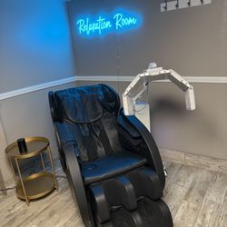 Chili Peppers Tanning & Wellness - NEW Relaxation Room with Rejuvenating Wellness Facial with massage chair!