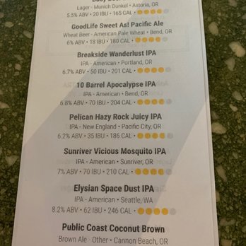 Dundee's Bar and Grill - Beer menu - Breakfast & Brunch Near Me - Seaside, Oregon