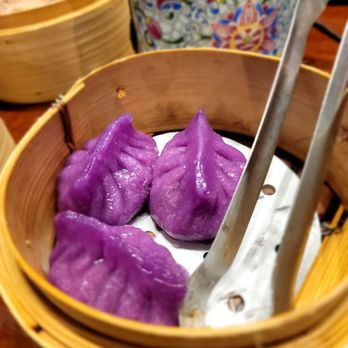 Hey Yuet - Vegetable dumplings. Good. I think chives and mushrooms mostly. - Dim Sum Near Me - New York, New York