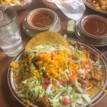 Sadie's - Lunch combination, so they say it's the small order but this filled the plate. Red and green on the side. - New Mexican Cuisine Near Me - Albuquerque, New Mexico Sadie's - Lunch combination, so they say it's the small order but this filled the plate. Red and green on the side. - New Mexican Cuisine Near Me - Albuquerque, New Mexico