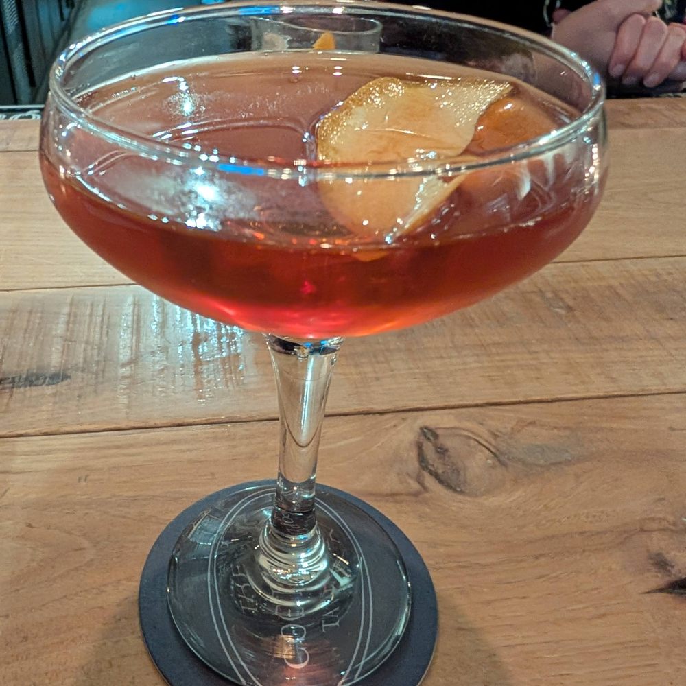 Classic/Traditional Old fashioned served up - not on the menu, I kinda made it up, but it was SOOOOOO good!