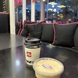Sweet 'n' Savory of Port Jefferson - Hot Coffee and Holy Cannoli rice pudding