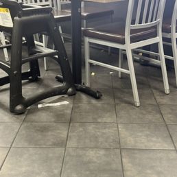 Dirty restaurant. Dirty restaurant.