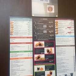Pomme de Pain - Menu