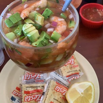 El Cancun Mexican Restaurant - Camarón cocktail, 10/10 so good and hooked up with lots of shrimp. Delicious. - Mexican Near Me - Reseda, California El Cancun Mexican Restaurant - Camarón cocktail, 10/10 so good and hooked up with lots of shrimp. Delicious. - Mexican Near Me - Reseda, California