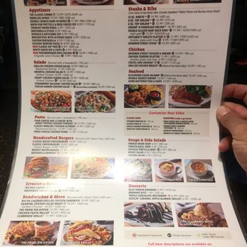Applebee's Grill + Bar - Menu as of April 2021 - Sports Bars Near Me - Clinton, Iowa