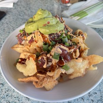 Nico's Pier 38 - POKE NACHOS ** - Seafood Near Me - Honolulu, Hawaii Nico's Pier 38 - POKE NACHOS ** - Seafood Near Me - Honolulu, Hawaii