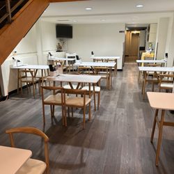 Panda Noodle Bar - New tables and chairs in Panda Noodle Bar inside .very light and clear ,beautifully!