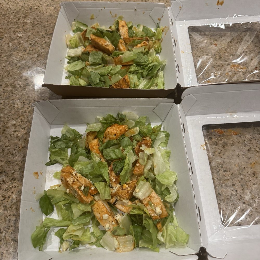 Buffalo Wild Wings - Two of the same salad.  $18.00 - don't order take out. They are less than generous with the servings. - Sports Bars Near Me - Fredericksburg, Virginia