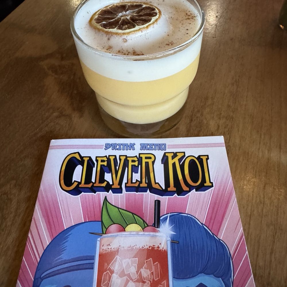 My super nice craft cocktail and unique menu