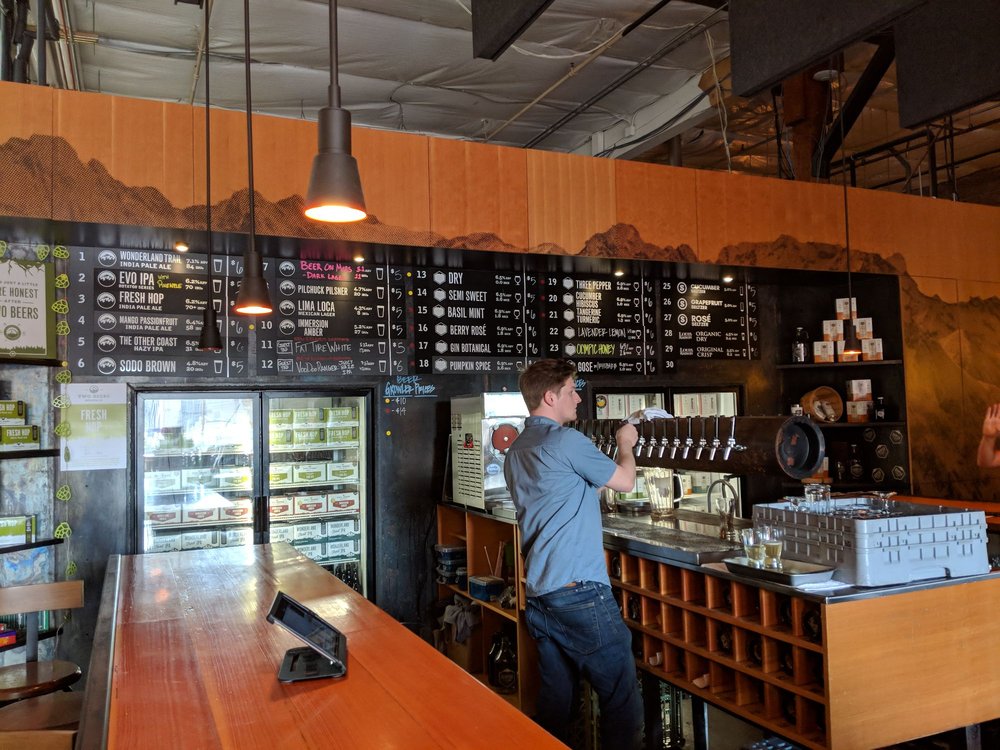 The Woods Two Beers Brewing & Seattle Cider Co Tasting Room, Seattle
