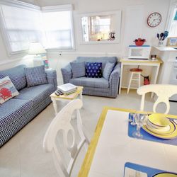 Beach Vacation Rentals - Living and dining space off of kitchens