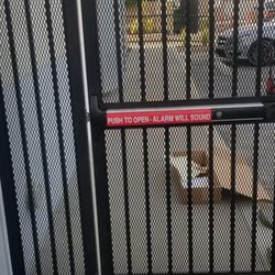 Alarm push bar exit device. Crash bar emergency exit
Commercial locksmith service