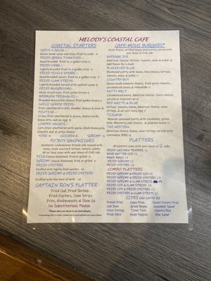 Menu photo 6 Melody's Coastal Cafe Midway, GA Menu photo 6 Melody's Coastal Cafe Midway, GA