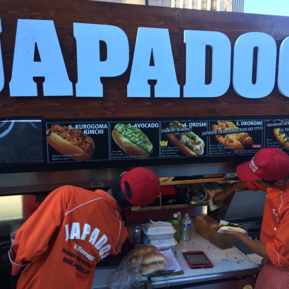 JAPADOG - The hot dog stand. Men at work. - Food Trucks Near Me JAPADOG - The hot dog stand. Men at work. - Food Trucks Near Me
