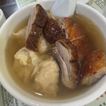 Great NY Noodletown - Roast Duck and Wonton Noodle Soup (4/5): I really liked their broth and the wontons. They gave plenty of duck pieces too! - Cantonese Near Me - New York, New York Great NY Noodletown - Roast Duck and Wonton Noodle Soup (4/5): I really liked their broth and the wontons. They gave plenty of duck pieces too! - Cantonese Near Me - New York, New York