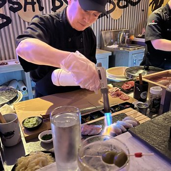Sushi by Bou - Hoboken NJ @ W Hotel - The master at work - Sushi Bars Near Me - Hoboken, New Jersey