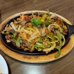Los Tres Caminos - Mushroom fajitas sans queso