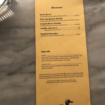 Canard - Menu - Wine Bars Near Me - Portland, Oregon Canard - Menu - Wine Bars Near Me - Portland, Oregon