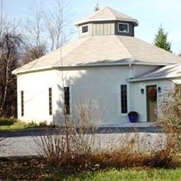 This is yoga studio and massage therapy rooms at Blueberry Gardens
