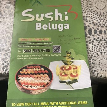 Sushi Beluga -Long Beach - Same menus from Playa del Rey - Japanese Near Me - Long Beach, California Sushi Beluga -Long Beach - Same menus from Playa del Rey - Japanese Near Me - Long Beach, California