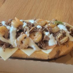 Steak and shrimp Philly!