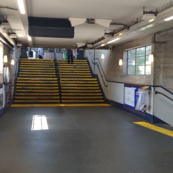 Arnos Grove Station - Stairs Up - Train Stations Near Me - London, XGL