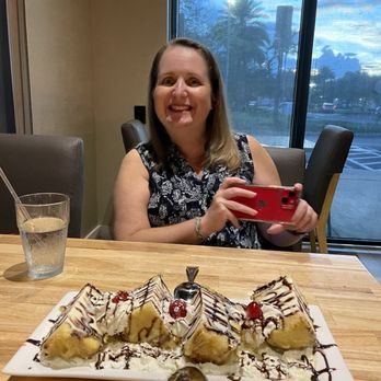 Sushi Sake - Miami Lakes - The birthday girl and a MASSIVE fried ice cream! - Japanese Near Me - Miami Lakes, Florida Sushi Sake - Miami Lakes - The birthday girl and a MASSIVE fried ice cream! - Japanese Near Me - Miami Lakes, Florida