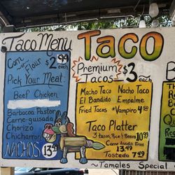 Taco Suave - Menu