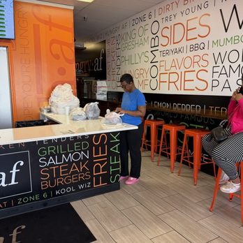 Hungry AF - Side seating - Chicken Wings Near Me - Decatur, Georgia