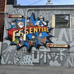 Hertle Alley Art Mural