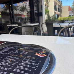 Sitting outside