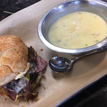Fork & Fig - Cubano with corn green chile chowder - Burgers Near Me - Albuquerque, New Mexico Fork & Fig - Cubano with corn green chile chowder - Burgers Near Me - Albuquerque, New Mexico