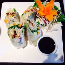 Cha Baa Thai Restaurant - Appetiser: Fresh spring rolls with tamarind sauce (sweet) $6.75