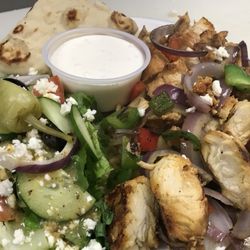 Hwy 29 Pita Plus - Chicken Zorba platter
