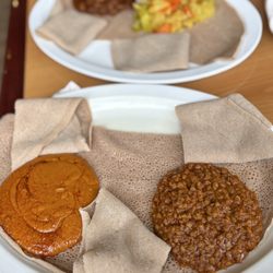 Zoma Ethiopian Restaurant - Chickpeas, red lentils