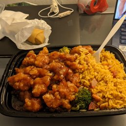 A gift from the gods. General Tso Chicken. Perfectly crispy and juicy. Steven Chow would be proud A gift from the gods. General Tso Chicken. Perfectly crispy and juicy. Steven Chow would be proud