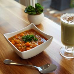 Green Press - Home made soups and delicious specialty premium lattes like Matcha Lattes and Golden Milk Latte