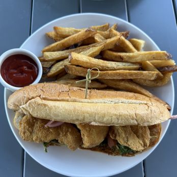 Maritime - Catfish Po boy and fries - Salad Near Me - Winter Haven, Florida