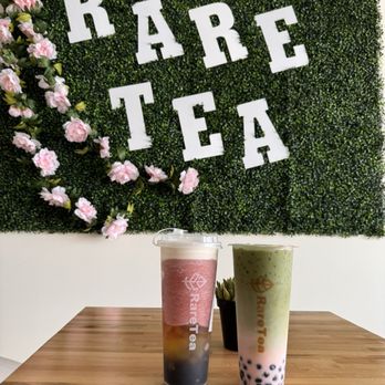 Rare Tea - Grape tea and rose matcha - Bubble Tea Near Me - Katy, Texas