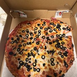 East West Pizzas - Olive pizza