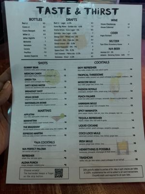 Menu photo 3 Taste & Thirst San Diego, CA Menu photo 3 Taste & Thirst San Diego, CA