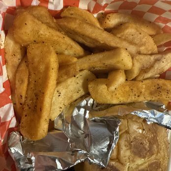 Boss Daddy’s - Soggy taco burger, and cold fries - Soul Food Near Me - Las Vegas, Nevada