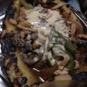 Agave Azteca - Pina Loca Special no Onions with side of rice - Mexican Near Me - Omaha, Nebraska