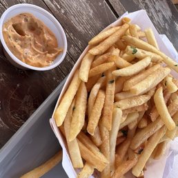 Fries & chipotle aioli Fries & chipotle aioli