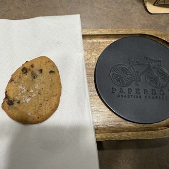 Paperboy Roasting Company - Cute tray they serve their coffee on - Coffee Roasteries Near Me - Fontana, California